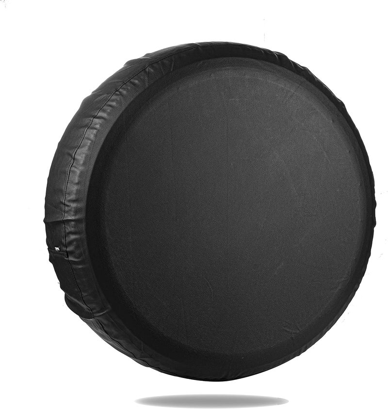 MOONET PVC Thickening Leather Spare Tire Wheel Cover for Car Truck SUV Camper Trailer Universal Fit RV JP FJ,R17 XL Black (for Overall Wheel Diameter 32-34 inch) - Image 5